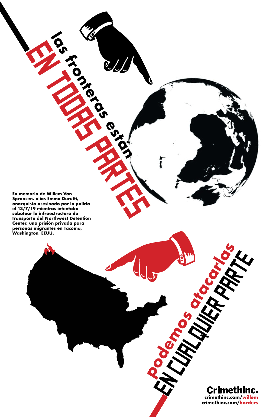 Photo of ‘Las Fronteras Están en Todas Partes’ front side